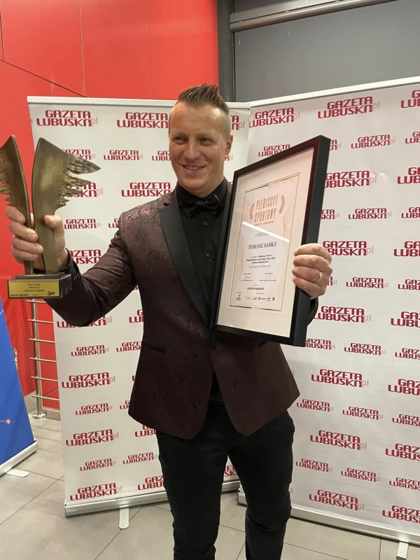 Tomasz Saska z nagrodą Gazety Lubuskiej